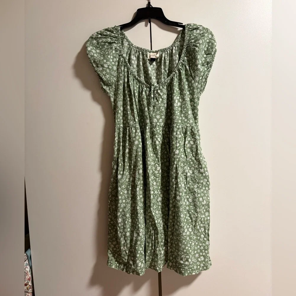 Universal Threads Green Floral Women's Dress - Picture 1 of 7